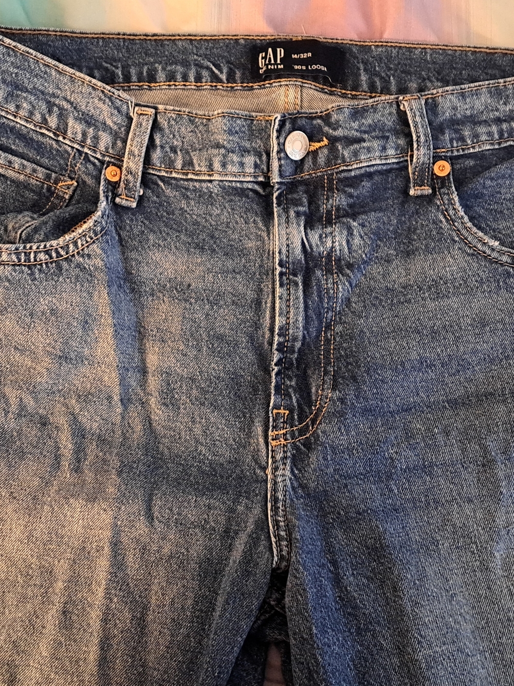 GAP Women's Blue Relaxed Jeans